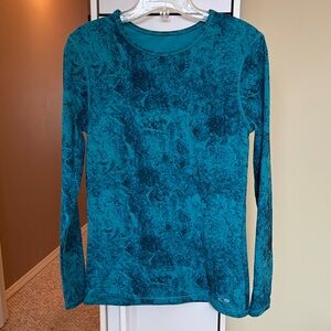 C9 by Champion Turquoise Textured Long Sleeve Top